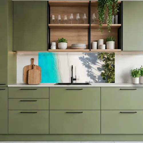 Landschap - Zee - Strand keuken achterwand 2 middel -sfeer3