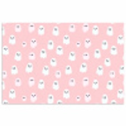 Spookjes - Patroon - Roze poster papier klein 62 -3d