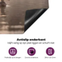 Eenden - Water - Mist - Natuur Inductie beschermer vinyl 3mm klein -zzzzzzz-cc-onderkant