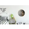 Winter - Kerst - Beton - Gingerbread man Wandcirkel aluminium klein -kinderkamer