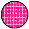 Stippen - Patroon - Roze Fotolijst rond zonder passe partout klein 856 -3d