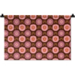 Retro - Madelief - Roze Wandkleed katoen klein 269 -zz3d