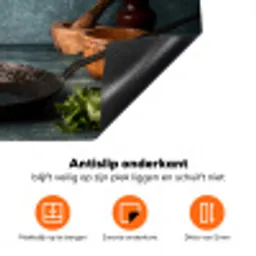 Stilte voor het Koken Inductie beschermer vinyl 3mm klein -zzzzzzz-td-onderkant