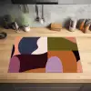 Vormen - Abstract - Kleuren - Vierkant Inductie beschermer vinyl 3mm klein -sfeer5