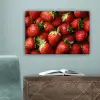 Aardbei - Fruit - Rood canvas 2cm klein -sfeer4