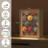 Bakjes - Hout - Kruiden - Kleurrijk Light Box met kabel (Tafellamp) klein -USP_NL
