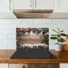 Kerstdecoratie - Geschenken - Hout - Veelkleurig keuken achterwand spatscherm klein -sfeer2