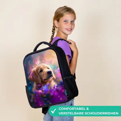 Rudy Retriever Rugzak - Zwart middel -sfeer6_NL