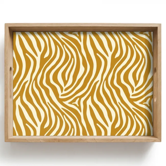 Tray - Zebra - Classic - Ochre - Yellow