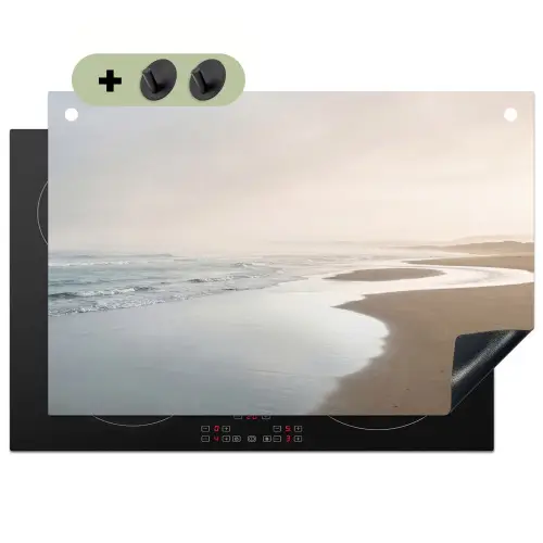 Kustlijn - Strand - Oceaan Inductie beschemer met haakjes klein -3d