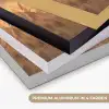 Hert - Graanveld - Bruin Textielframe zwart klein -USP_kleurenDE
