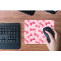 Strikken - Aquarel - Roze muismat rubber klein 262 -toetsenbord