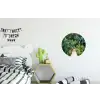 Jungle - Palmboom - Brug - Natuur - Planten Wandcirkel aluminium klein -kinderkamer