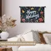 Feestelijk - Kerstgroet - Kleurrijk Wandkleed katoen klein -sfeer1