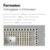 Stervormen - Geometrisch - Zwart Muismat XXL klein 681 -sfeer5