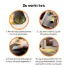 Patroon - Motief - Geel Inductie beschermer vinyl 3mm klein 276 -zzzzzzz-td-werking