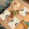 Geometrische bogen - Minimalistisch - Symmetrisch Placemat vinyl groot -zzsfeer5_Kitchenyeah-website