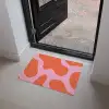 Vlekken - Rood - Roze - Patroon - Minimalistisch Deurmat klein -sfeer5