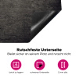 Beton - Grijs - donker Inductie beschermer vinyl 3mm klein -zzzzzzz-lf-onderkant