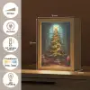 Kerstboom - Cadeau - Kerst - Winter Light Box met kabel (Tafellamp) klein -USP_NL
