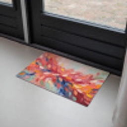 Bloemen - Abstract - Kunst - Modern Deurmat klein -sfeer2