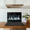 Bessen - Water - Zwart - Fruit - Framboos keuken achterwand spatscherm klein -sfeer2