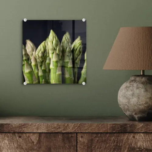 Asperges - Groen - Zwart plexiglas 5mm klein -sfeer3
