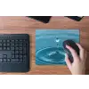 Waterdruppel - Water - Oppervlakte muismat rubber klein -toetsenbord