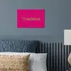 Toedeloe - Groen - Roze poster papier klein -sfeer2