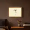 Klaproos - Illustratie - Zwart Light Box met batterij (Wandlamp) middel -sfeer4