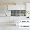 Cirkel - Patroon - Zwart - Wit keuken achterwand 2 middel 871 -sfeer4_NL