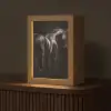 Krachtig - Paard - Donker Light Box met kabel (Tafellamp) klein -z3d_website