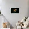 Bloemen - Vaas - Zwart Tuinposter op houten frame 2 cm dik klein -sfeer1