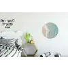 Kust - Zand - Blauw Wandcirkel aluminium klein -kinderkamer