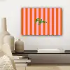 Patroon - Oranje - Fijn - Strepen canvas 2cm klein -sfeer6