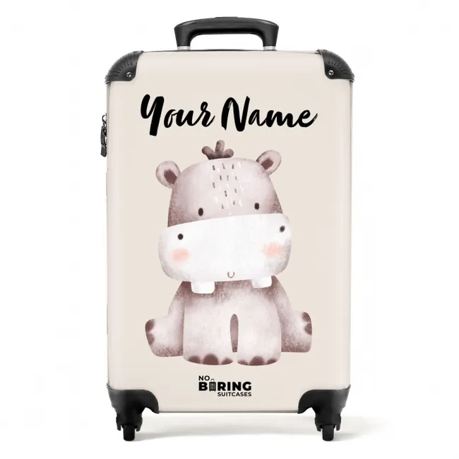 Nigel Nijlpaard NBS - Handbagage koffer - Kinderen Unisex middel -productfoto_recht