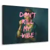Vrouw - Portret - Kroon Textielframe zwart klein -3d
