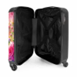 Roze regenboogkatje NBS - Handbagage koffer - Unisex middel -binnenkant