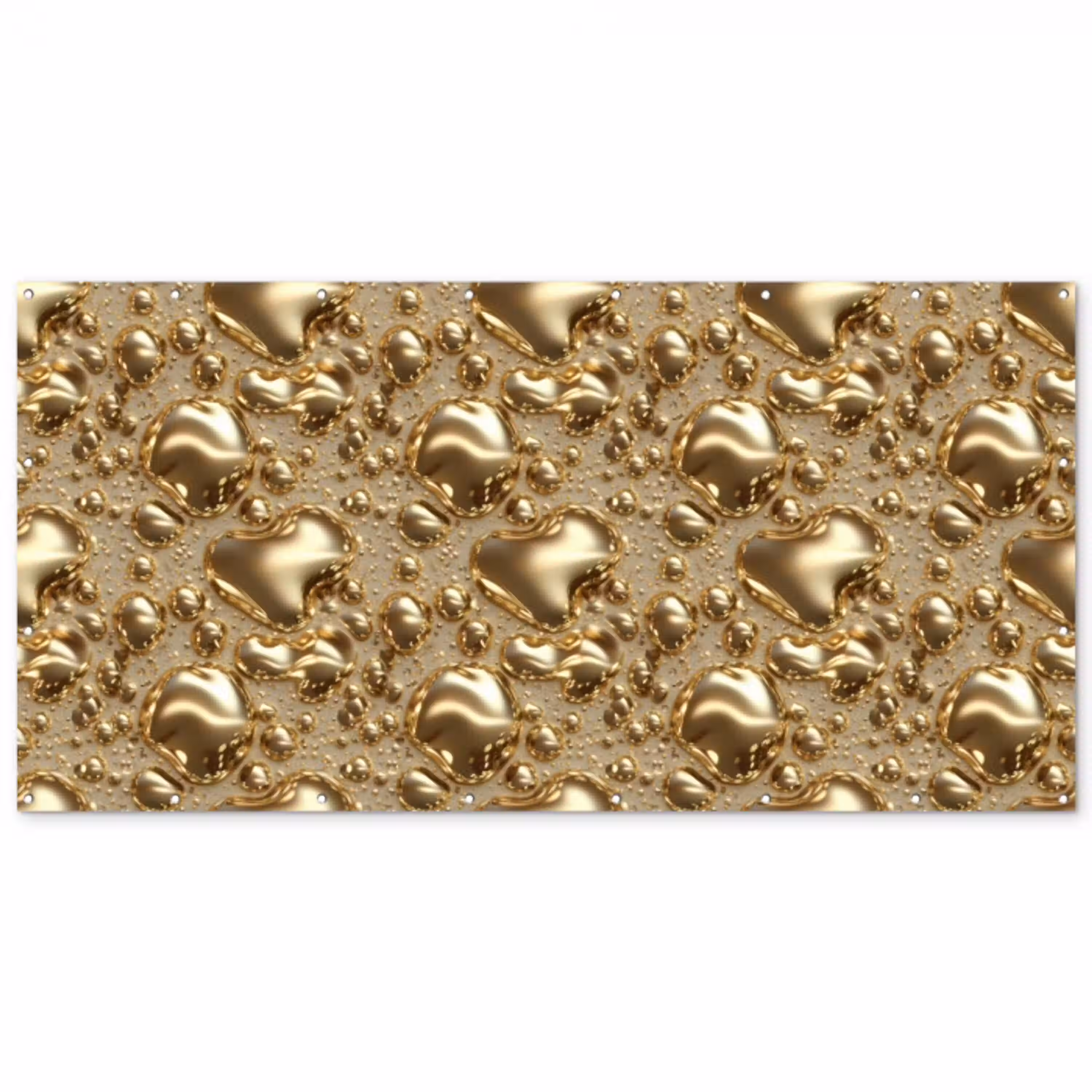 Druppels - Organisch - Goud Balkonbeschermer Duitsland klein 596 -zz_3d