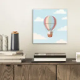 Luchtballon - Beren - Pastel aluminium wit klein -sfeer1