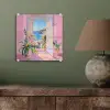 Roze - Buiten - Verf plexiglas 5mm klein -sfeer3