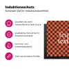 Tequila texted you - Glas - Vierkanten - Oranje Inductie beschermer vinyl 3mm klein -zzzzzzz-lf-ups