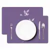 Tak - Sierlijk - Bladeren - Minimalistisch Placemat vinyl groot -zzsfeer2_Kitchenyeah-website