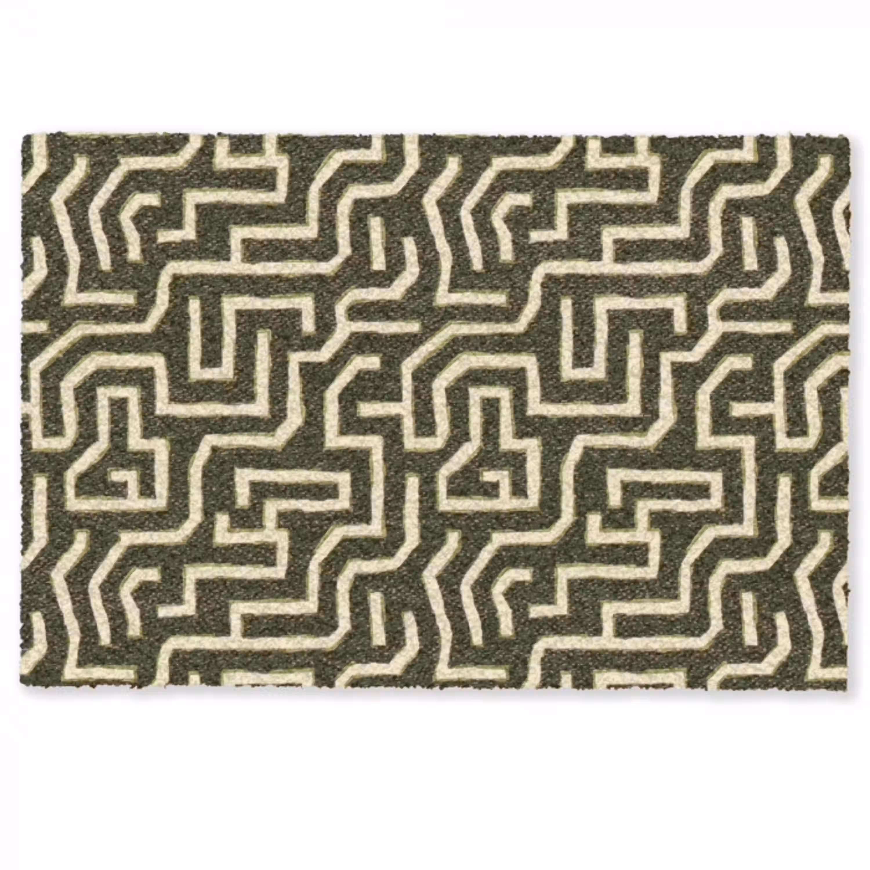 Lijnen - Abstract - Groen Deurmat klein 898 -zkaufland3d