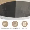Geometrische - Vormen - Wit Akoestische PET Vilt - Rond klein -closeup_NL