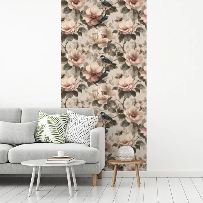 Klassiek - Vogels - Kleurrijk fotobehang vinyl groot 64 -woonkamer