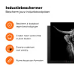 Schaduwgestalte Inductie beschermer vinyl 3mm klein -zzzzzzz-td-ups