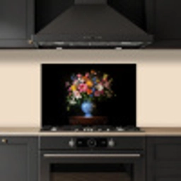 Kleur - Vaas - Bloemen - Boeket keuken achterwand spatscherm klein -sfeer1