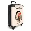 Uil als Indiaan NBS - Handbagage koffer - Kinderen Unisex middel -productfoto_3d