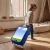 Pixel wereld Kinderkoffer - Blauw klein -sfeer1